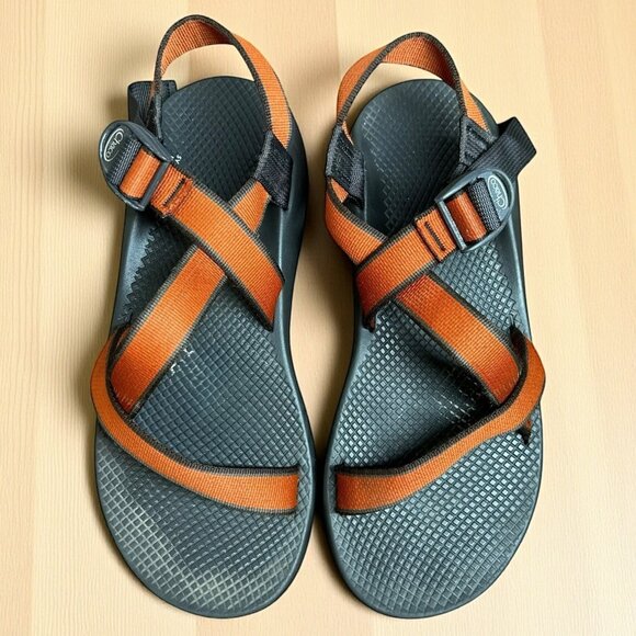 Chaco Z/1 Classic Sandals Orange/Black – Men’s Size 11 - Picture 1 of 5